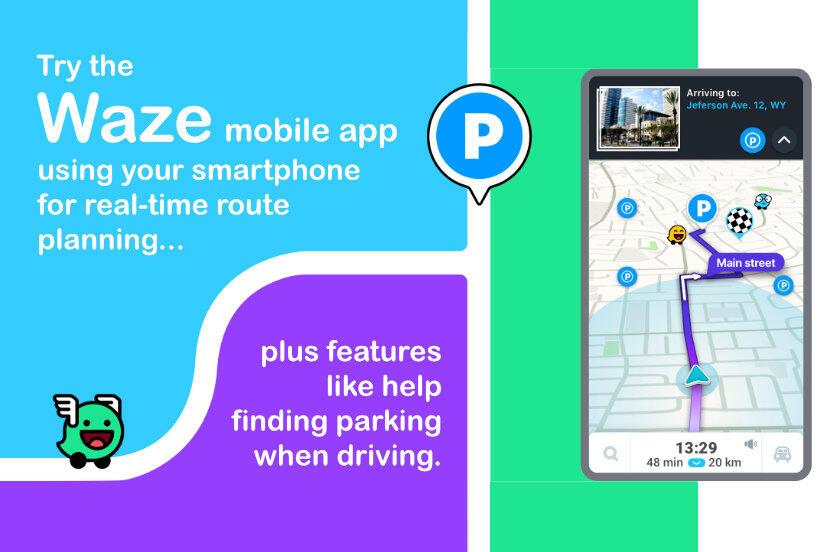 Try the Waze app - Live Driving Directions & Assistance